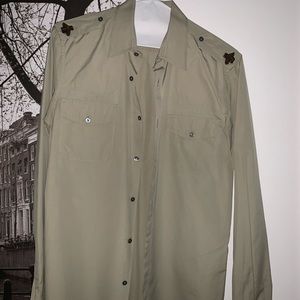 Gucci Military Shirt w/ bees on the shoulder